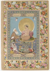 Jahangir préférant un soufi à des rois, illustration de l